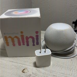 Apple Home Pod mini Smart Speaker in white